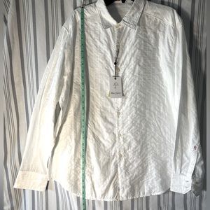Robert Graham 2XL white long sleeve shirt